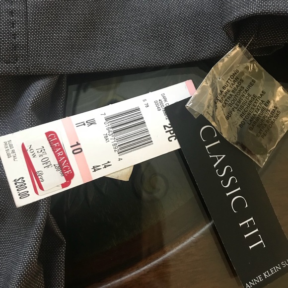 Women Anne Klein Pants Suit w Scarf NWT Size 10 - Picture 6 of 6